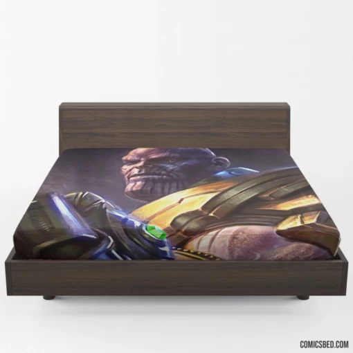 Marvel Thanos Galactic Dominance Comic Fitted Sheet