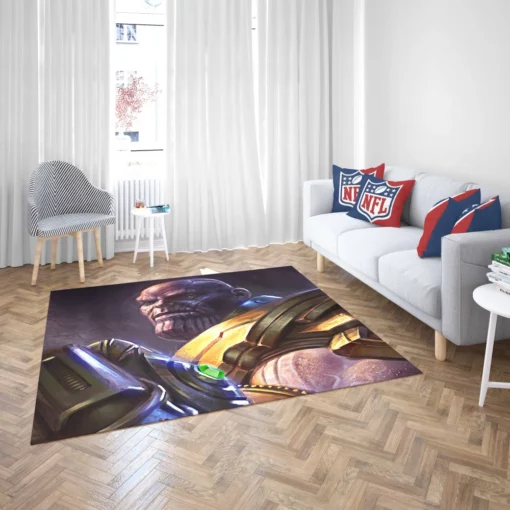 Marvel Thanos Galactic Dominance Comic Rug 2