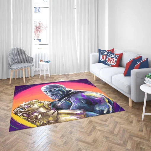 Marvel Thanos Infinity Gauntlet Power Comic Rug 2