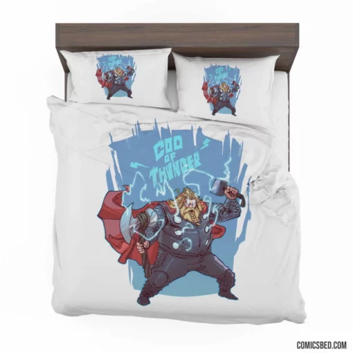 Marvel Thor God of Thunder Returns Comic Bedding Set 1