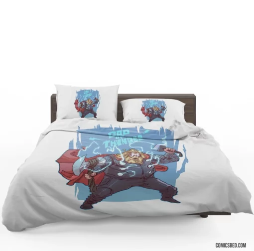 Marvel Thor God of Thunder Returns Comic Bedding Set