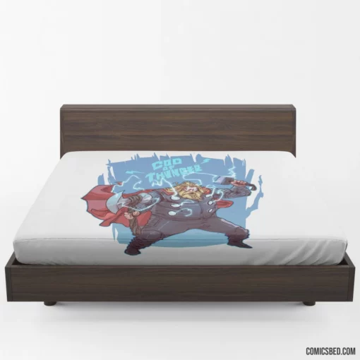 Marvel Thor God of Thunder Returns Comic Fitted Sheet