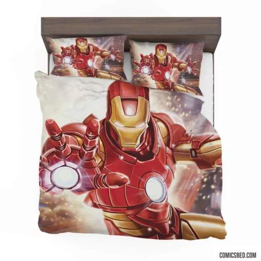 Marvel Tony Stark Iron Man Chronicles Comic Bedding Set 1