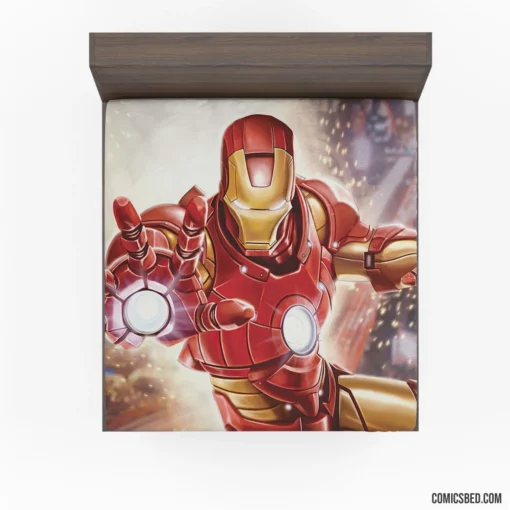 Marvel Tony Stark Iron Man Chronicles Comic Fitted Sheet 1