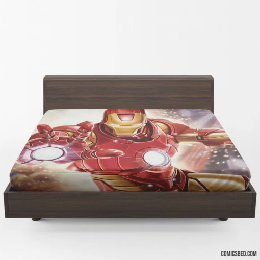 Marvel Tony Stark Iron Man Chronicles Comic Fitted Sheet