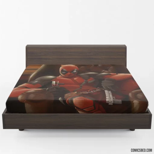 Marvel Unconventional Hero Deadpool Comic Fitted Sheet