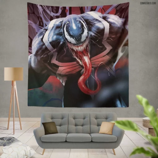 Marvel Venom Deadly Symbiote Chronicles Comic Wall Tapestry