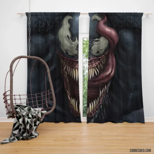 Marvel Venom Lethal Symbiote Adventures Comic Curtain