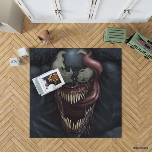 Marvel Venom Lethal Symbiote Adventures Comic Rug