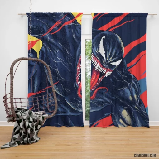 Marvel Venom Lethal Symbiote Exploits Comic Curtain