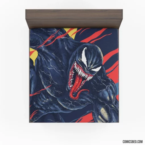 Marvel Venom Lethal Symbiote Exploits Comic Fitted Sheet 1