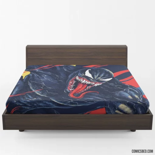 Marvel Venom Lethal Symbiote Exploits Comic Fitted Sheet