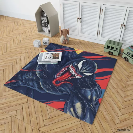 Marvel Venom Lethal Symbiote Exploits Comic Rug 1