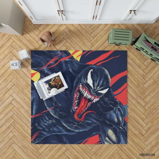 Marvel Venom Lethal Symbiote Exploits Comic Rug