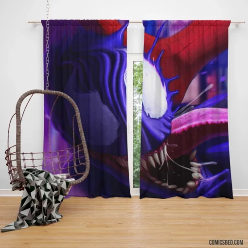 Marvel Venom Lethal Symbiote Feats Comic Curtain