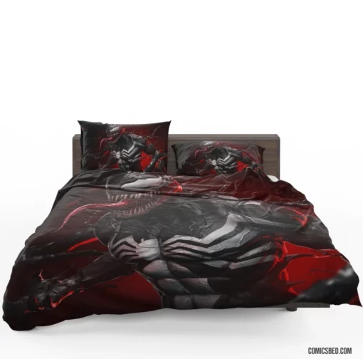 Marvel Venom Menacing Symbiote Feats Comic Bedding Set