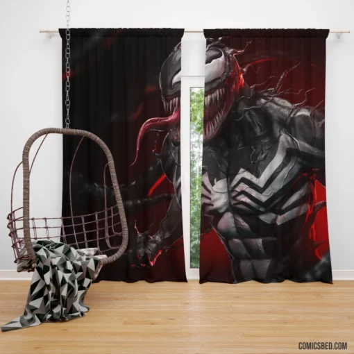 Marvel Venom Menacing Symbiote Feats Comic Curtain