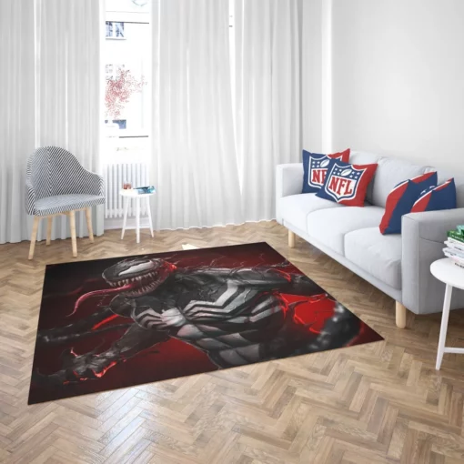 Marvel Venom Menacing Symbiote Feats Comic Rug 2