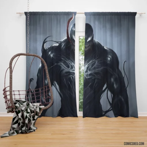 Marvel Venom Menacing Symbiote Saga Comic Curtain