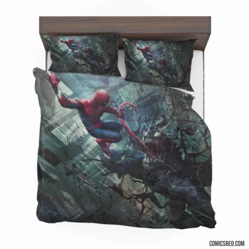 Marvel Venom Spidey Heroic Feats Comic Bedding Set 1