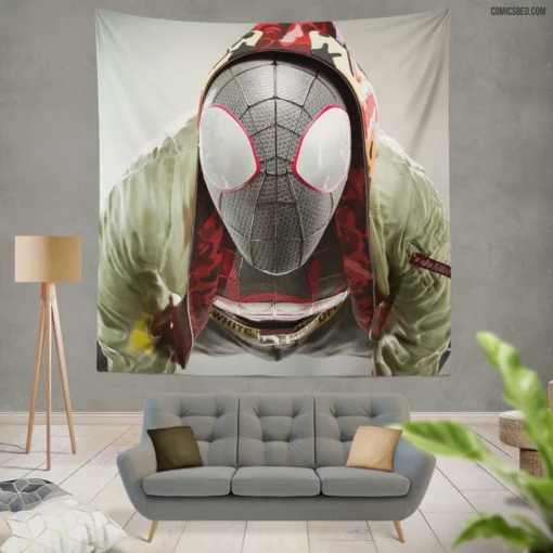 Marvel Venom Spidey Heroic Stand Comic Wall Tapestry