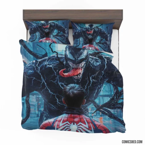 Marvel Venom Spidey Sinister Rivalry Comic Bedding Set 1