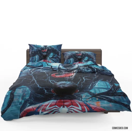 Marvel Venom Spidey Sinister Rivalry Comic Bedding Set