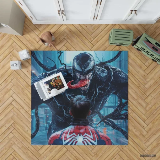 Marvel Venom Spidey Sinister Rivalry Comic Rug