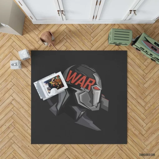 Marvel War Machine Armored Avenger Comic Rug