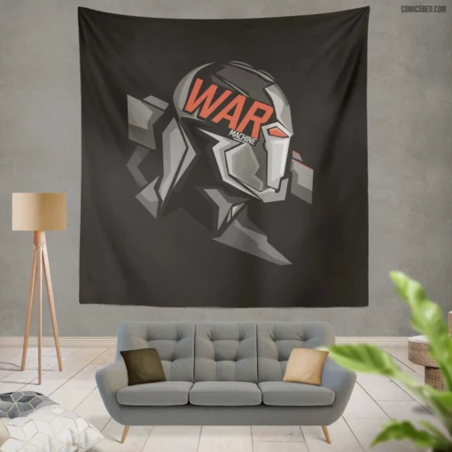 Marvel War Machine Armored Avenger Comic Wall Tapestry