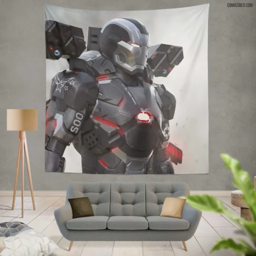 Marvel War Machine High-Tech Adventures Comic Wall Tapestry