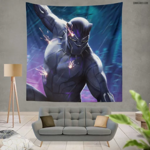 Marvel Warrior Black Panther Legacy Comic Wall Tapestry