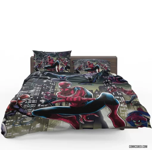 Marvel Web-Slinger Chronicles Iconic Hero Comic Bedding Set