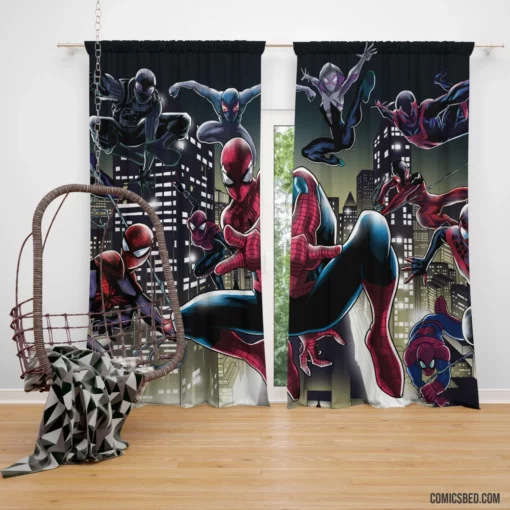 Marvel Web-Slinger Chronicles Iconic Hero Comic Curtain