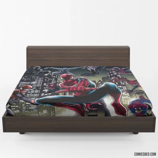 Marvel Web-Slinger Chronicles Iconic Hero Comic Fitted Sheet