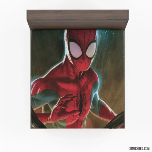 Marvel Web-Slinger Chronicles Spider-Man Heroics Comic Fitted Sheet 1