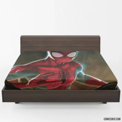 Marvel Web-Slinger Chronicles Spider-Man Heroics Comic Fitted Sheet