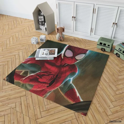 Marvel Web-Slinger Chronicles Spider-Man Heroics Comic Rug 1