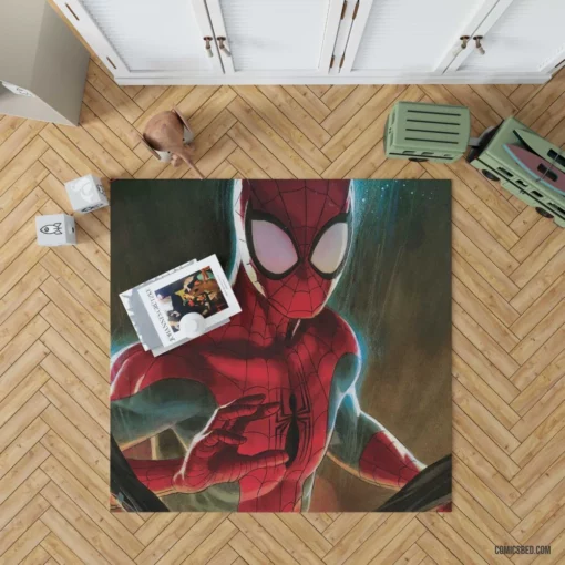 Marvel Web-Slinger Chronicles Spider-Man Heroics Comic Rug