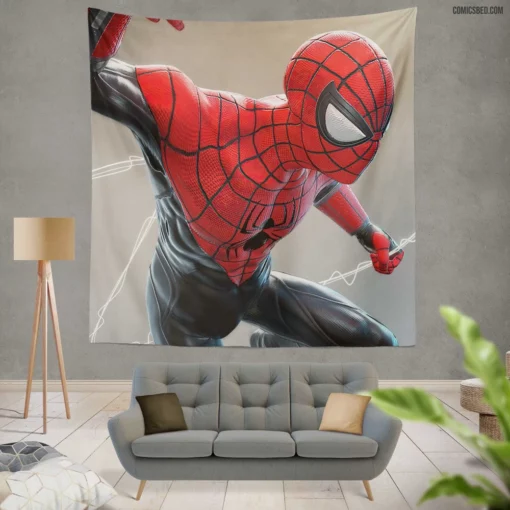 Marvel Web-Slinger Chronicles Spider-Man Quests Comic Wall Tapestry