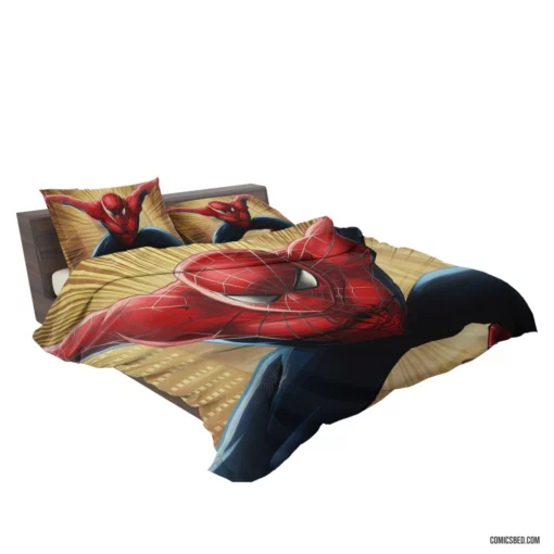 Marvel Web-Swinging Hero Spider-Man Soars Comic Bedding Set 2