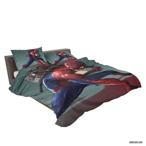 Marvel Webbed Hero Spider-Man Quests Comic Bedding Set 2