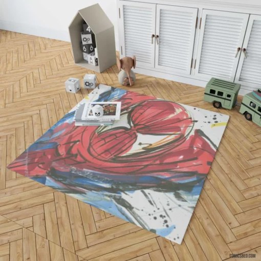 Marvel Webbed Hero Spidey Adventures Comic Rug 1