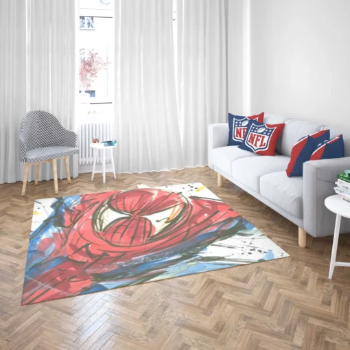 Marvel Webbed Hero Spidey Adventures Comic Rug 2