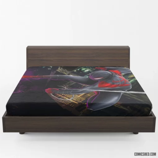 Marvel Webbed Wonder Spider-Man Feats Comic Fitted Sheet