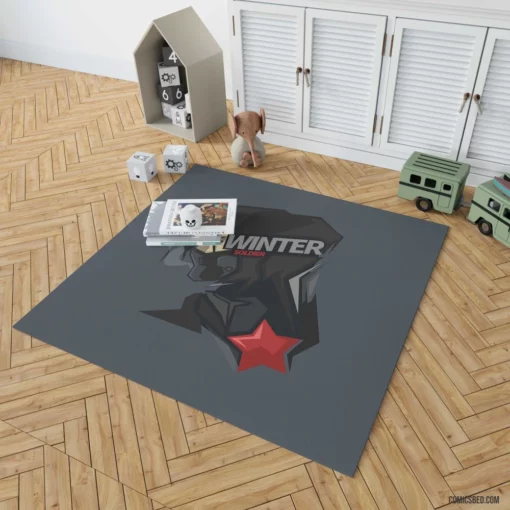 Marvel Winter Soldier Enigmatic Operative Comic Rug 1