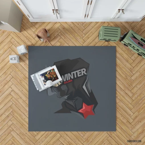 Marvel Winter Soldier Enigmatic Operative Comic Rug