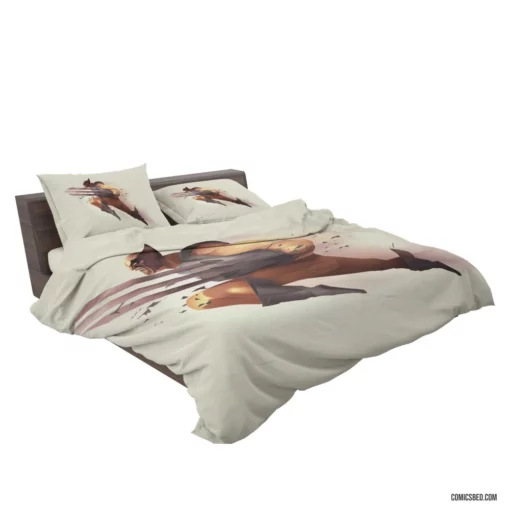 Marvel Wolverine Adamantium-Clad Hero Exploits Comic Bedding Set 2