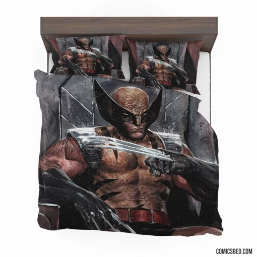 Marvel Wolverine X-Men Feral Avenger Comic Bedding Set 1