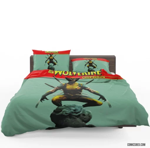 Marvel Wolverine X-Men Fierce Member Comic Bedding Set